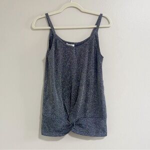 NEW Umgee Black Sparkly Tank Top Size Medium